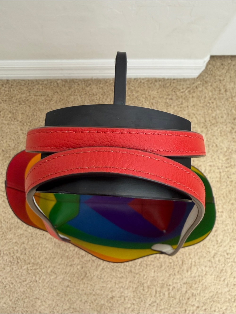Kate Spade Pride Rainbow Reversible Leather Tote. - Picture 10 of 11